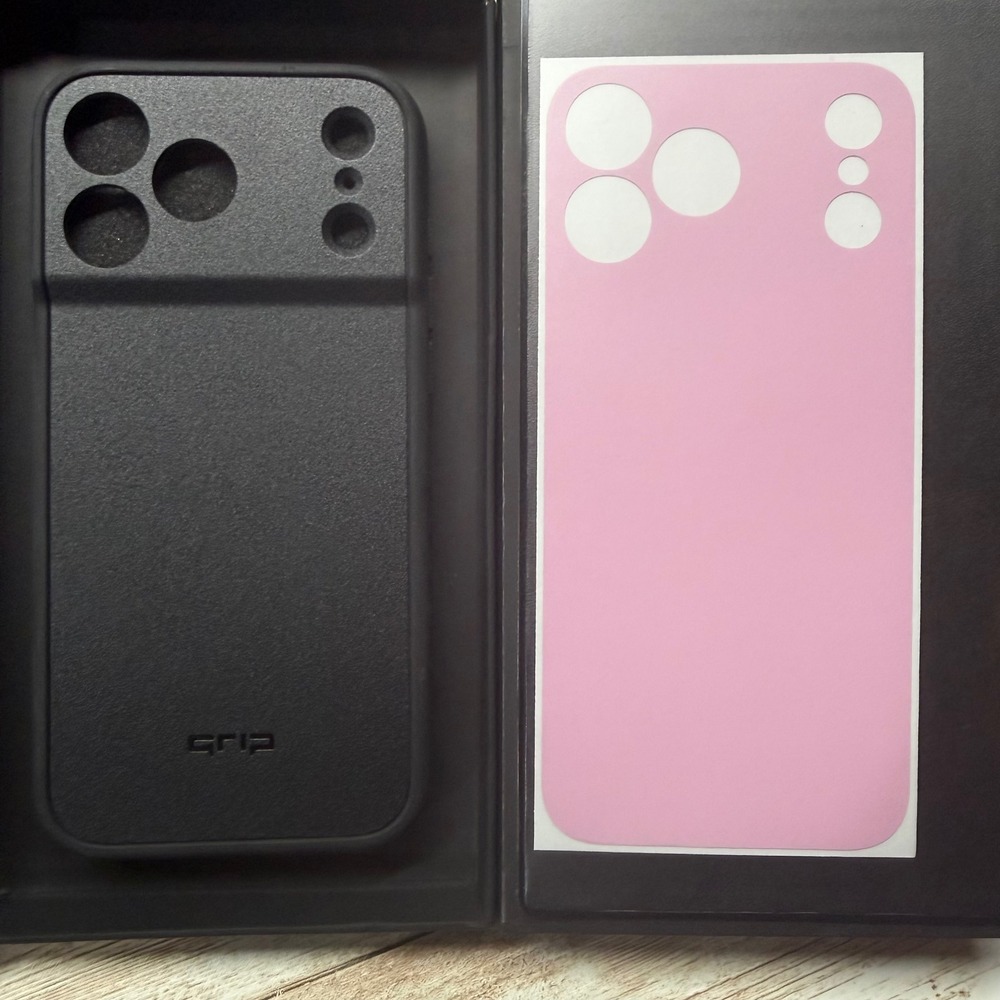 dbrand Grip Case Matte Black‎ iPhone 17 Pro Max Pink Skin New Open Box